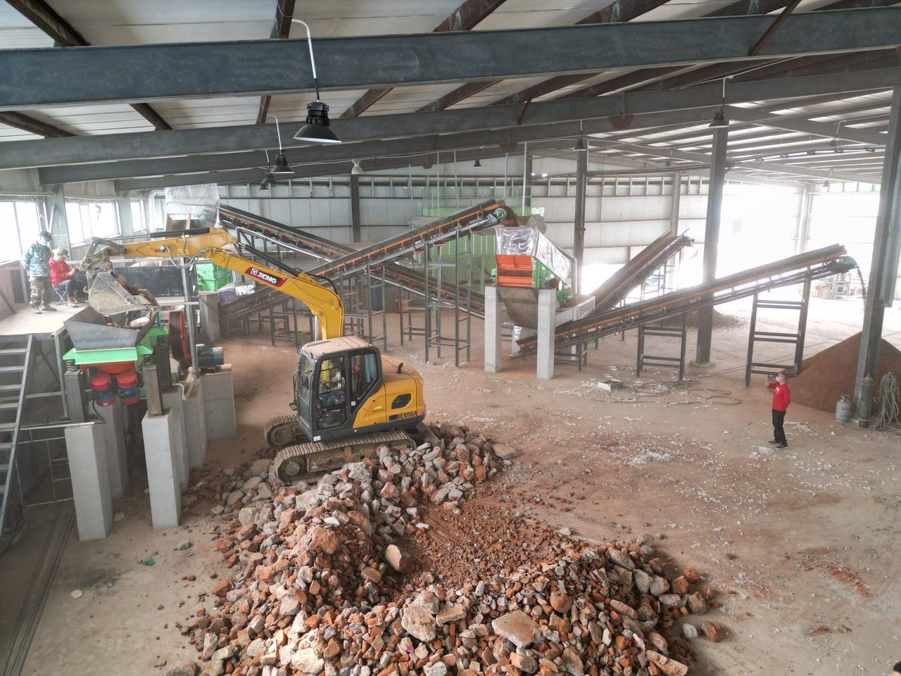 C&D recycling line in Hunan